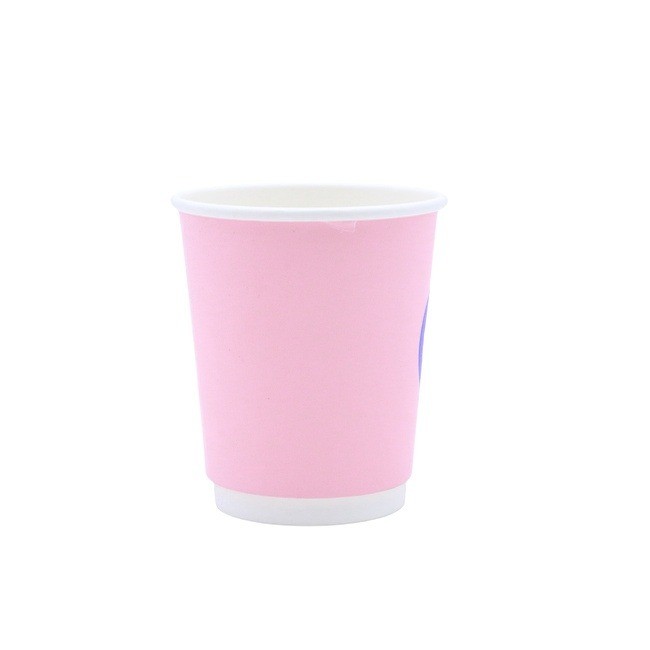Double Wall Paper Coffee Cup 16 Oz Customized With Lids For Home Restaurant Store