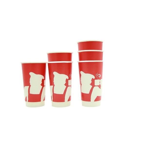20oz Custom Hot Cups Compostable Paper Cups Leak Proof For Hot Drinks