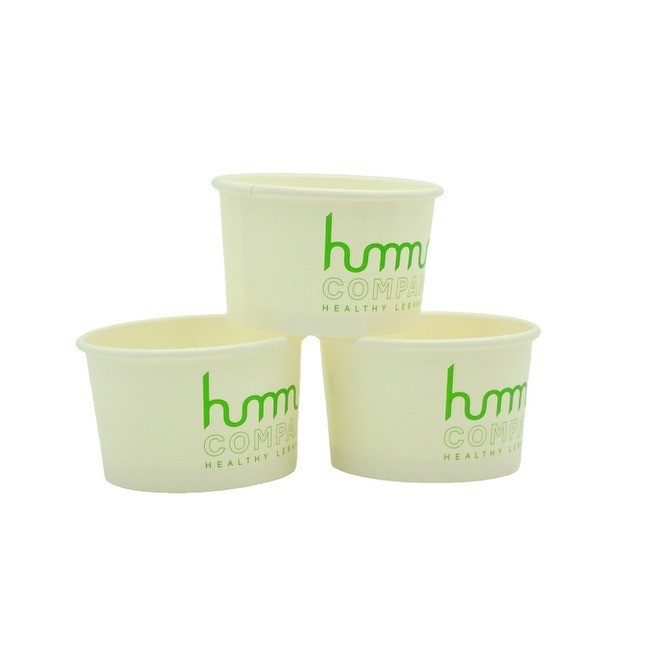 3Oz Ice Cream Paper Cup Leakproof Disposable Dessert Bowls For Cold Drink