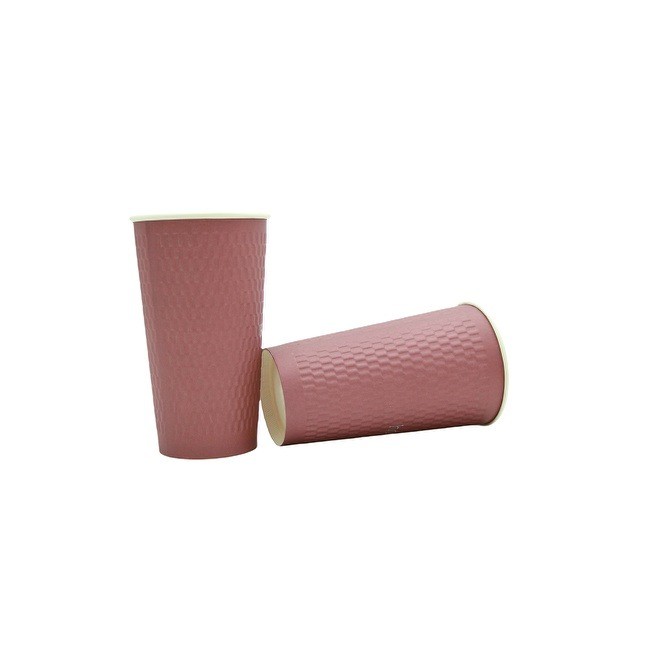 Double Wall Disposable Hot Cups Insulated To Go Bubble Coffee Cup Hot Drinking Cups