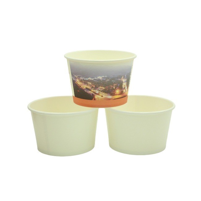 12 Oz Eco Friendly Ice Cream Cups Paper Ice Cream Bowls With Printed