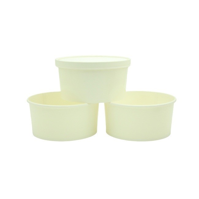 Disposable 1800ml Biodegradable Paper Bowls Paper Bowls For Hot Food