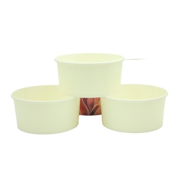 Disposable 1800ml Biodegradable Paper Bowls Paper Bowls For Hot Food