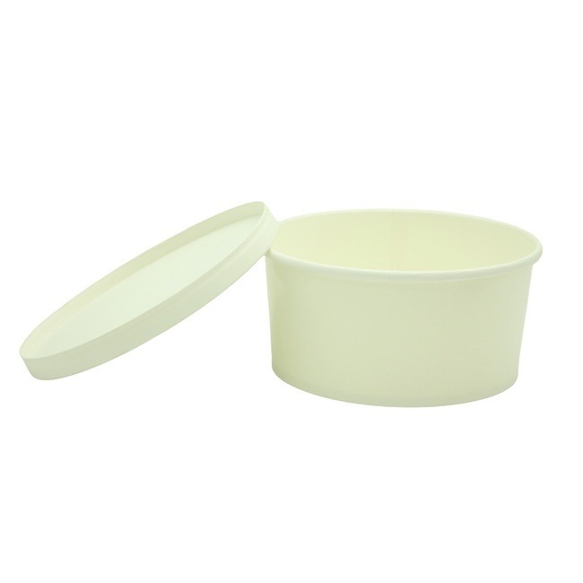 Kraft Restaurant Soup Disposable Cups Paper Soup Cups With Lids