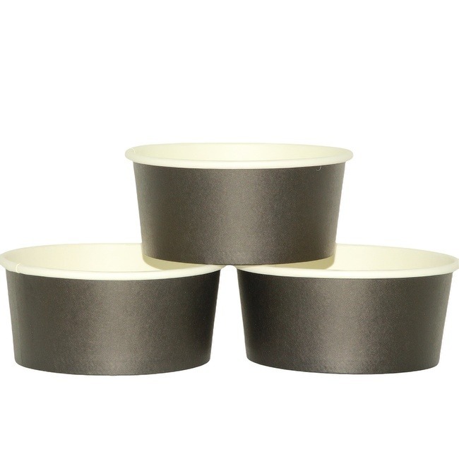 Durable PE Coating Compostable Soup Cups Disposable Paper Soup Cups