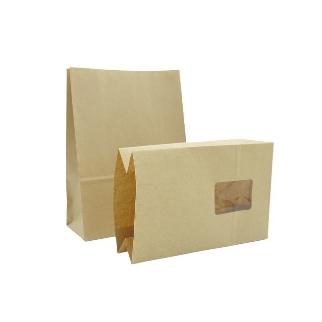 Rectangular Bread Paper Bag Professional Used For Storage Cookies Snacks