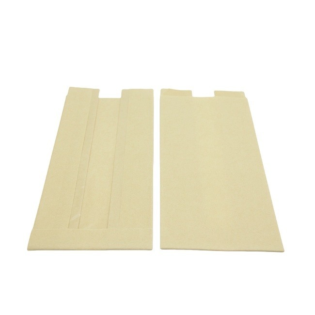 Odorless Bread Paper Bag Lightweight With Clear Front Window 23.5x4.3x1.6 Inch