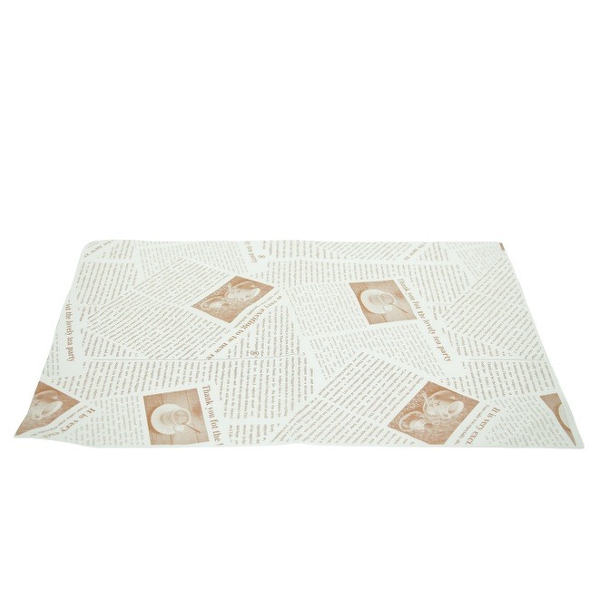 Classic Food Grade Printed Sandwich Paper Newsprint Deli Paper