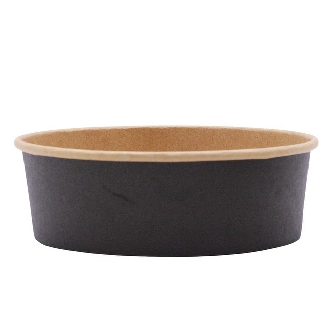 Black Disposable Soup Containers With Lids Durable 120ml-1800ml