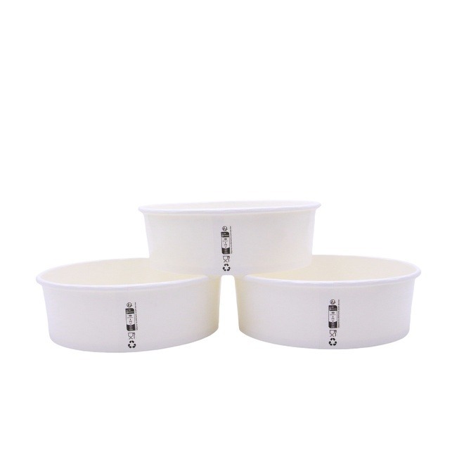 Customized 8oz Kraft Soup Containers Disposable Soup Cups With Lids