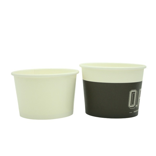 Disposable Food Packaging Soup Paper Bowl 32oz White Cardboard Paper Noodle Box Take Out Food Container with Custom Logo