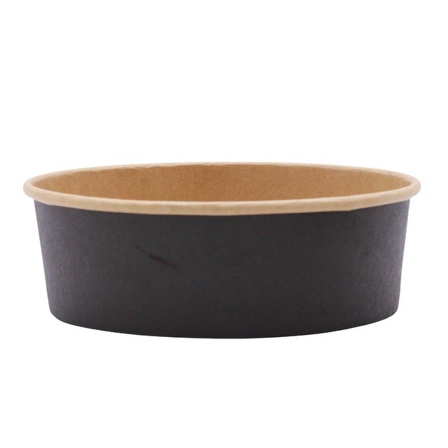 Heavy-Duty Salad Bowls, 25 oz Paper Bowls, Disposable Soup Bowls,  in Food Grade Kraft Paper Made, Eco-Friendly Durable No Leakage for Dessert Camping Food Party Disposable Serving Bowls