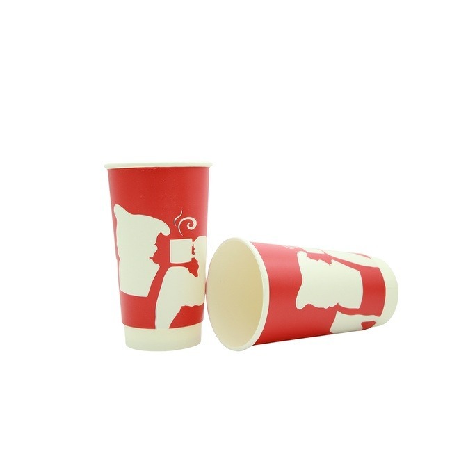 Customized Design 12 oz Paper Disposable Coffee Cups  Hot or Cold Beverage Drinking Cup for Water Juice Coffee or Tea