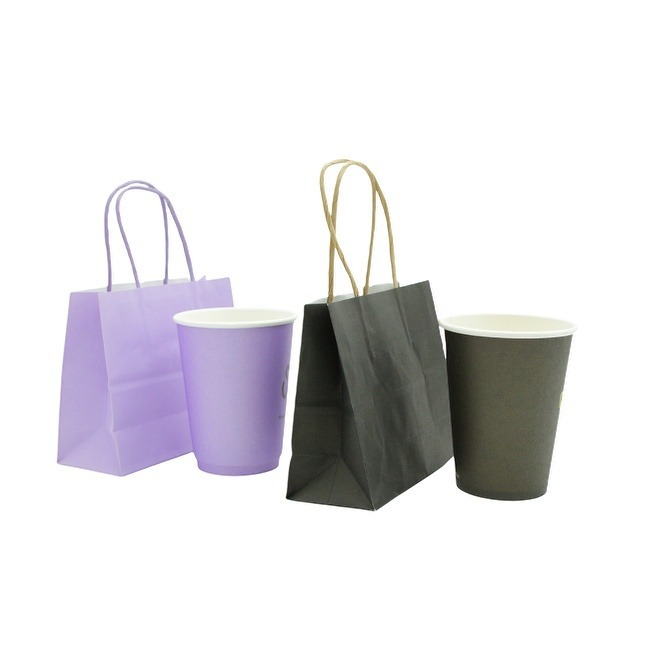 Multiple Uses Customized Size Paper Bags with Handles Bulk 8.26