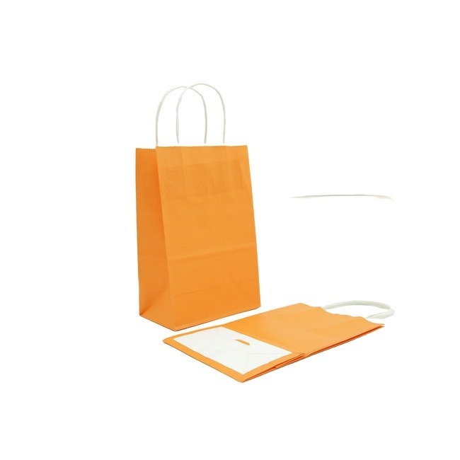 Customized Colorful Kraft Paper Bags with Handles Bulk Assorted Sizes Gift Bags for Grocery Retail Party Birthday
