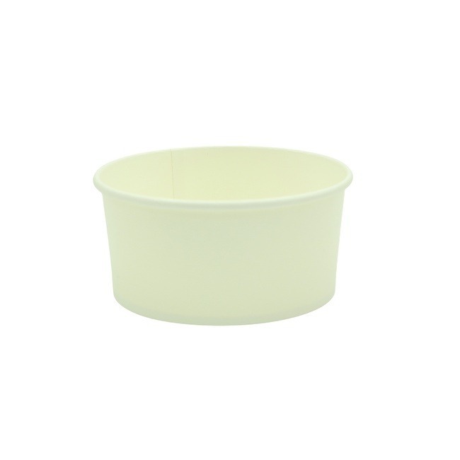 Customized White Brown Paper Soup Containers With Lids Disposable Soup Bowls With Lids