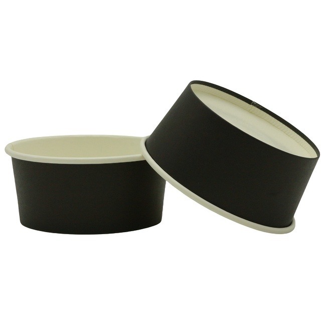 8 Ounce Paper Ice Cream Cups Disposable Dessert Bowls for Hot Soup or Cold Food Sundae Frozen Yogurt