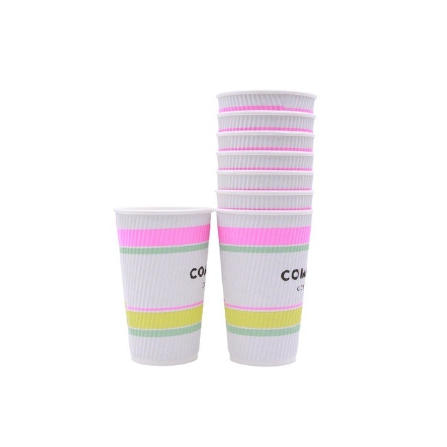 Bulk Disposable Paper Coffee Cups Hot Drinking Cups for Hot Coffee Hot Liquid for Cafes Bistros