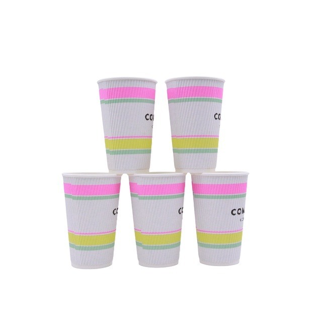 Bulk Disposable Paper Coffee Cups Hot Drinking Cups for Hot Coffee Hot Liquid for Cafes Bistros
