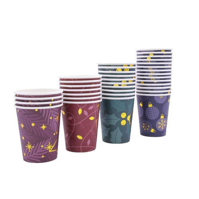 Coffee Cups 8 oz Disposable Paper Cups 8 oz White Paper Hot Coffee Cups
