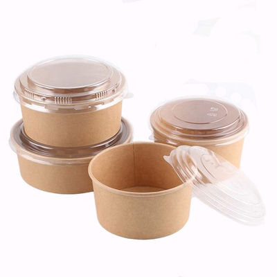 Picnic Disposable Paper Soup Bowls 18oz 26oz 32oz Eco Paper Bowls