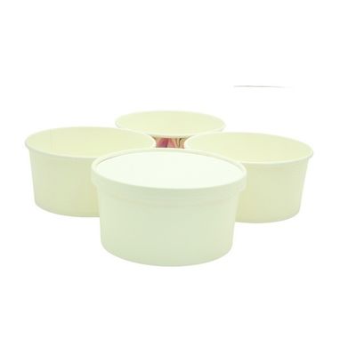 Disposable 1800ml Biodegradable Paper Bowls Paper Bowls For Hot Food
