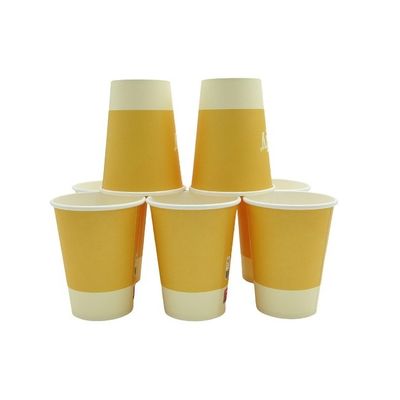 4-24 OZ Personalized Paper Coffee Cups Disposable For Water Juice Tea