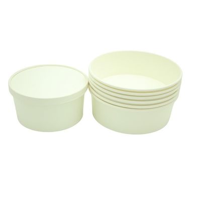 65OZ 2000ml Disposable Bowls For Hot Food Compostable Paper Bowls