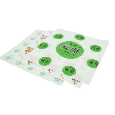 White Flat Deli Wrap Paper Disposable Take Out Catering Wrap Paper Sheets