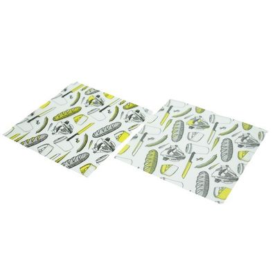 Food Grade Biodegradable Printed Deli Paper Grease Resistant Sandwich Wrap