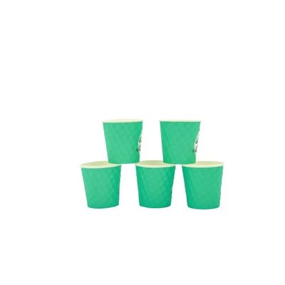 Farbenfrohe Einweg-Mundwaschbecher, kleine Einweg-Becher, Mini-Papierbecher für Partys, Picknicks, Grills, Reisen und Veranstaltungen